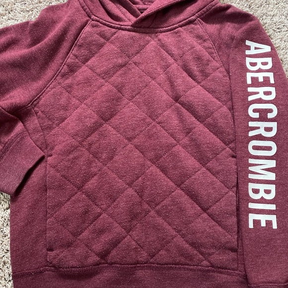 Abercrombie Kids size 7/8 Quilted Front Hoodie - Picture 4 of 5
